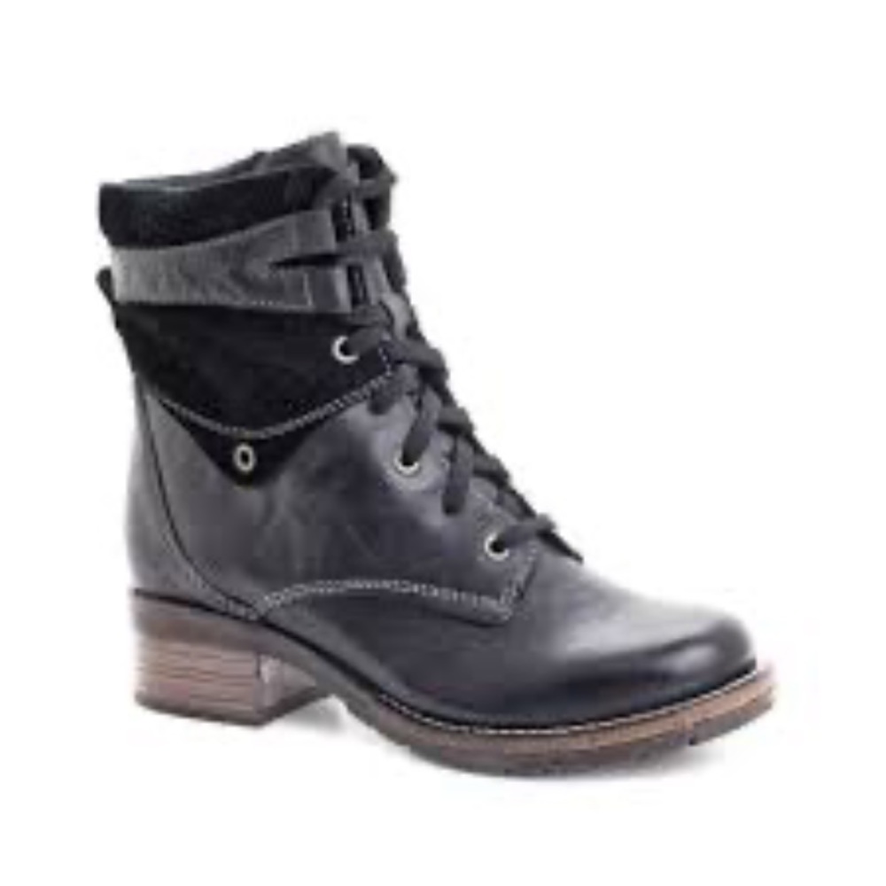 Kara leather and suede Dromedaris boots